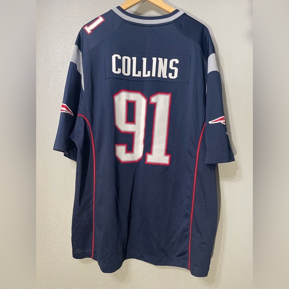 Nike On Field JAMIE COLLINS #91 New England Patriots Football Jersey - Size XXL - Picture 7 of 7